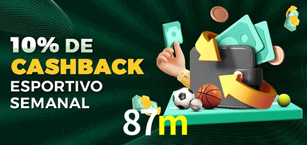 10% de bônus de cashback na 87m